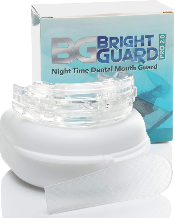 Bright Guard 2.0 Mouth Guard For Teeth Grinding And Clenching Moldable Nighttime Mouthpiece
