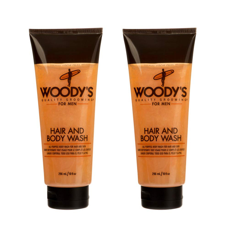Woody S 2 In 1 Hair And Body Wash For Men Sulfate Free Cleanser And Moisturizing Men S Body Wash With Deep Cleansing Hydrating Fresh Scent
