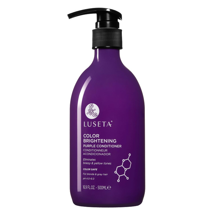 Luseta Purple Conditioner For Colored Grey Blonde And Dry Damaged Hair Women S Sulfate And Paraben Free 16.9Oz