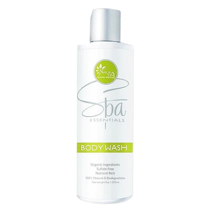 Natural Tone Organic Skincare Sulfate Free Body Wash Rosehips 8Oz