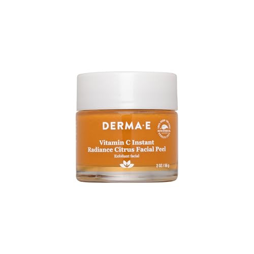 Derma E Vitamin C Instant Radiance Citrus Facial Exfoliating Peel 2 Oz