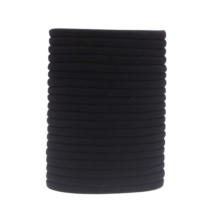Insowni 50 Pack Super Soft Stretchy Diy Solid Nylon Headbands Baby Hair Bands One Size Fits All Black