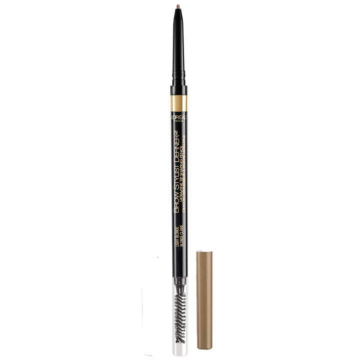 L Oreal Paris Makeup Brow Definer Waterproof Eyebrow Pencil Ultra Fine Mechanical Pencil Draws Tiny Brow Hairs And Fills In Sparse Areas And