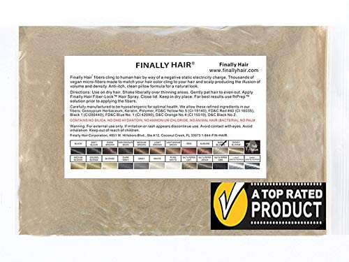 Finally Hair Building Fibers Refill Dark Blonde 56G For Thinning Hair