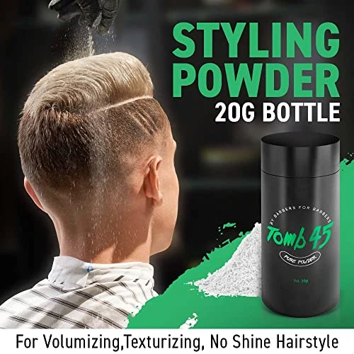Tomb45 Pure Powder For Hair Styling Texturizing And Volumizing Powder With Natural Matte Finish