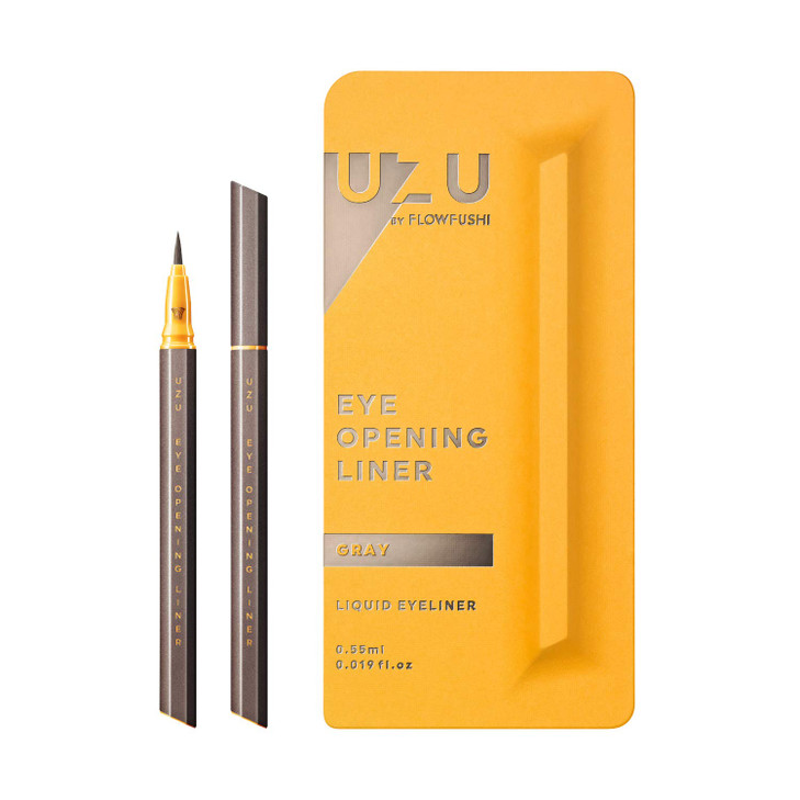 Flowfushi Uzu Eye Opening Liner Liquid Eyeliner Gray
