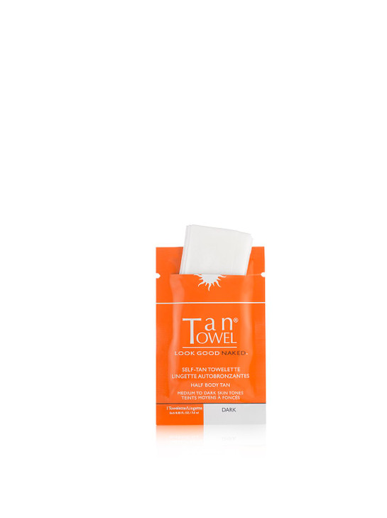 Tantowel Women S Half Body Tan Towelettes 10 Pack Dark 10 Count Pack Of 1
