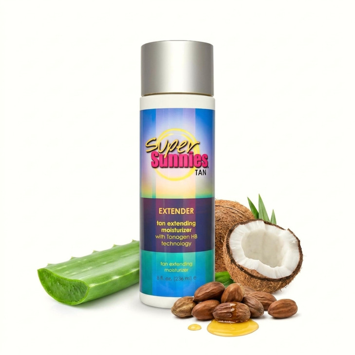 Super Sunnies Tan Extender Moisturizer Lotion Indoor And Sunless 8 Fl Oz