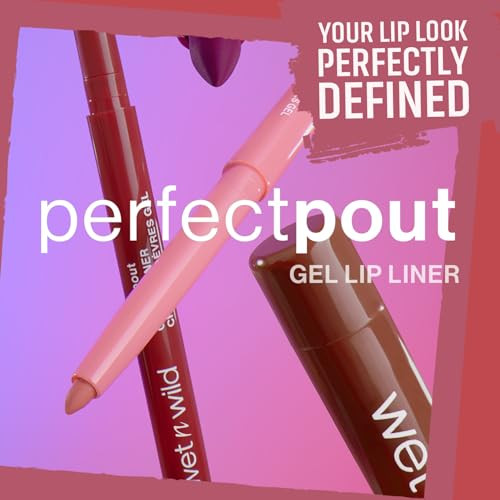 Wet N Wild Perfect Pout Matte Retractable Gel Lip Liner Pencil Rich Creamy Long Lasting Color Well Defined And Flawless Application Vegan