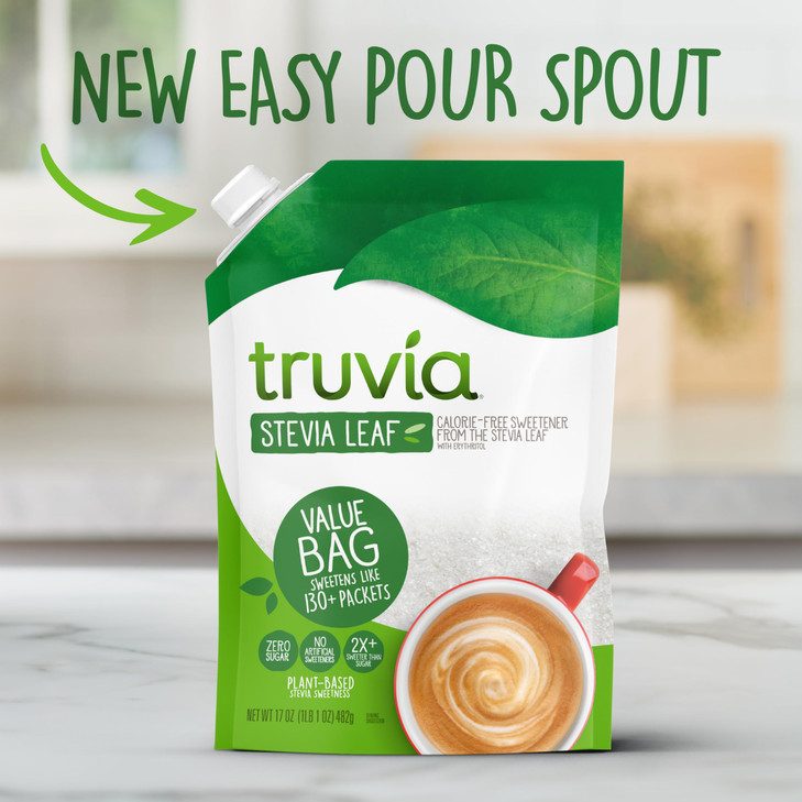Truvia Original Calorie Free Sweetener From The Stevia Leaf 17 Ounce Refill Bag