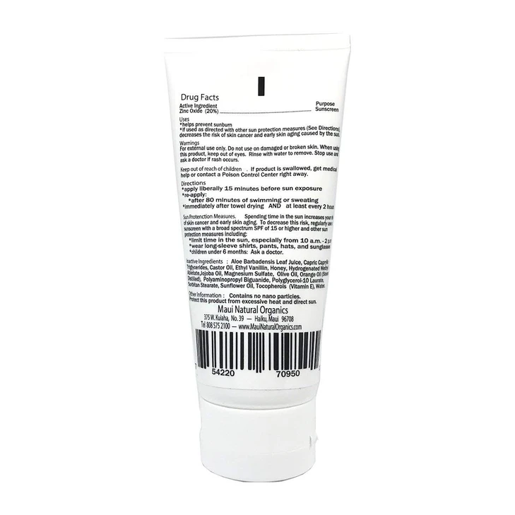 Maui Surfer Honey All Natural Sunscreen Lotion Spf 30 Reef Safe