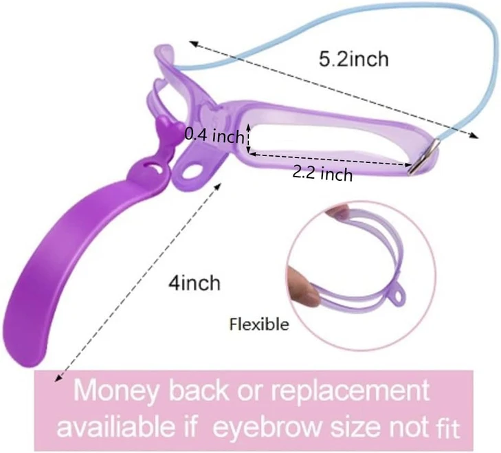 Amariver Eyebrow Stencils Eyebrow Template Eyebrow Shaping Kit 8 Styles Reusable Eyebrow Stencil With Handle And Strap Washable