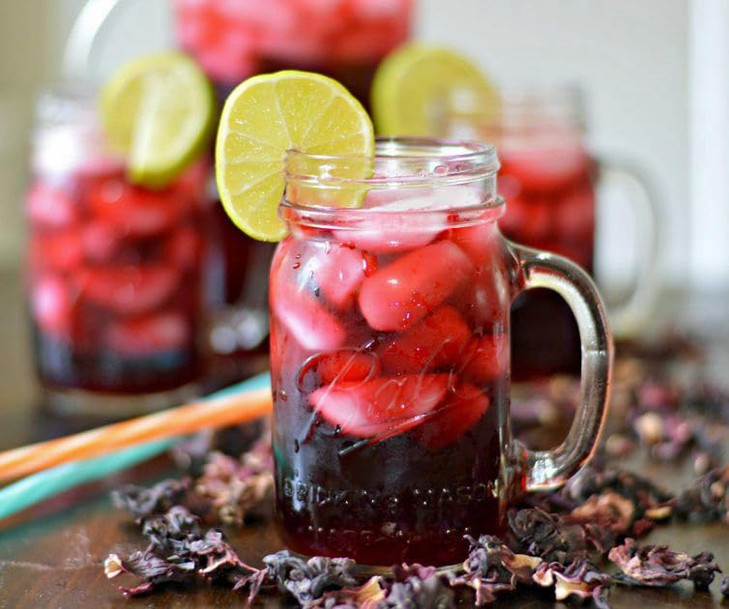 Organic Hibiscus Flowers 1 Lb 16Oz Herbal Tea 100 Percent Certified Organic Flor De Jamaica Agua Frescas Earthwise Aromatics