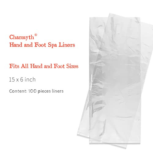 Charmyth Paraffin Wax Liners For Feet And Hand 100 Count