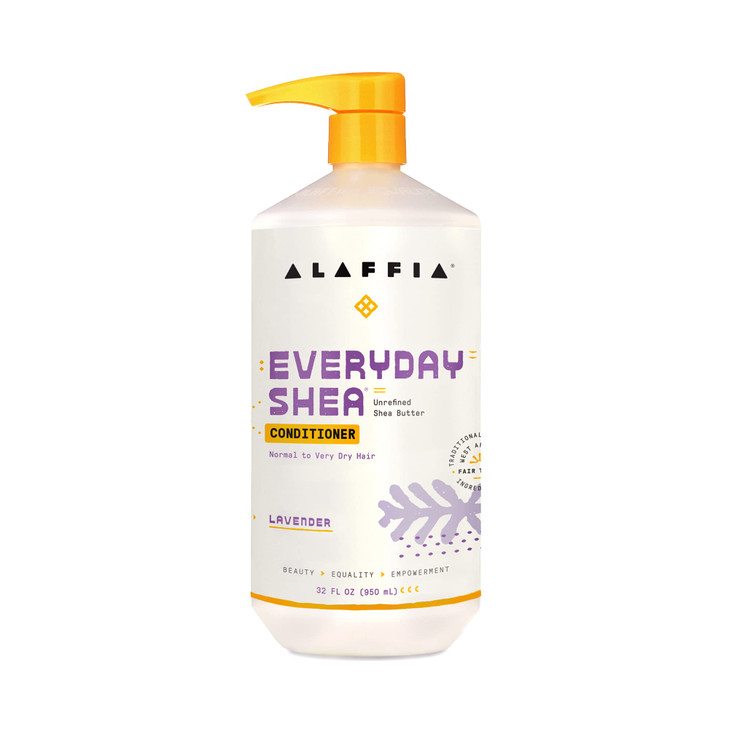 Alaffia Everyday Shea Conditioner Moisturizes Restores And Protects Made With Fair Trade Shea Butter Cruelty Free No Parabens Vegan Lavender