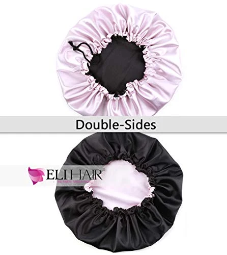 Elihair Stain Bonnet Silky Sleep Cap For Frizzy Hair X Large Hair Cover