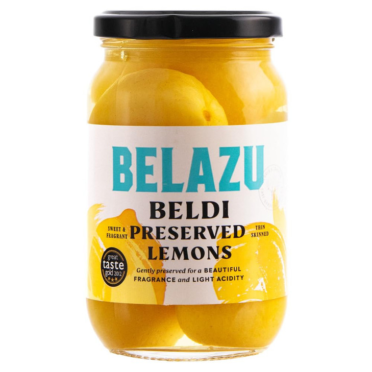 Belazu Beldi Preserved Lemons Drained Weight 200 Net Weight 360 G