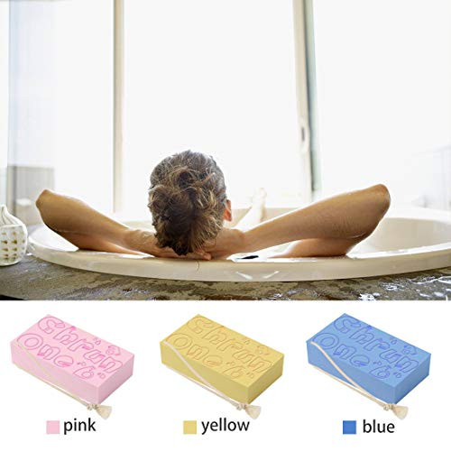 Chrunone 3 Pcs Exfoliating Bath Sponge Bath Sponge For Shower Dead Skin Sponge Remover For Body