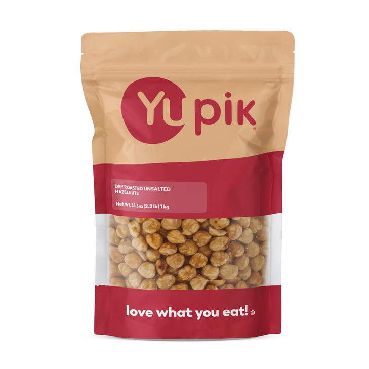 Yupik Dry Roasted Unsalted Hazelnuts 2.2 Lb 35.2 Oz Gluten Free Kosher Vegan Filberts Unsalted Oil Free Crunchy Nuts Source Of Fiber And