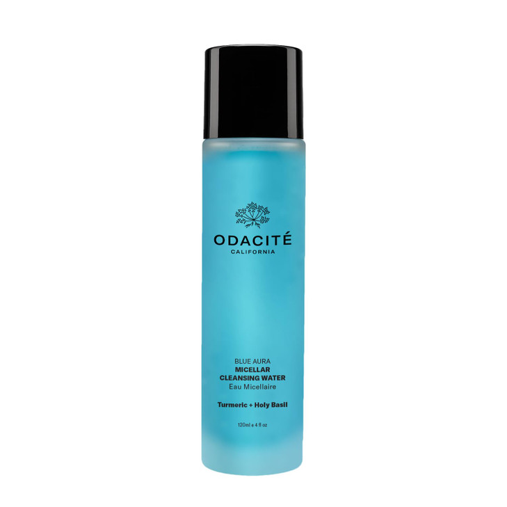 Odacité Facial Cleanser With Foam Blue Aura Cleansing Water Facial Wash With Neem Holy Basil And Turmeric No Rinse Micellar Water Removes
