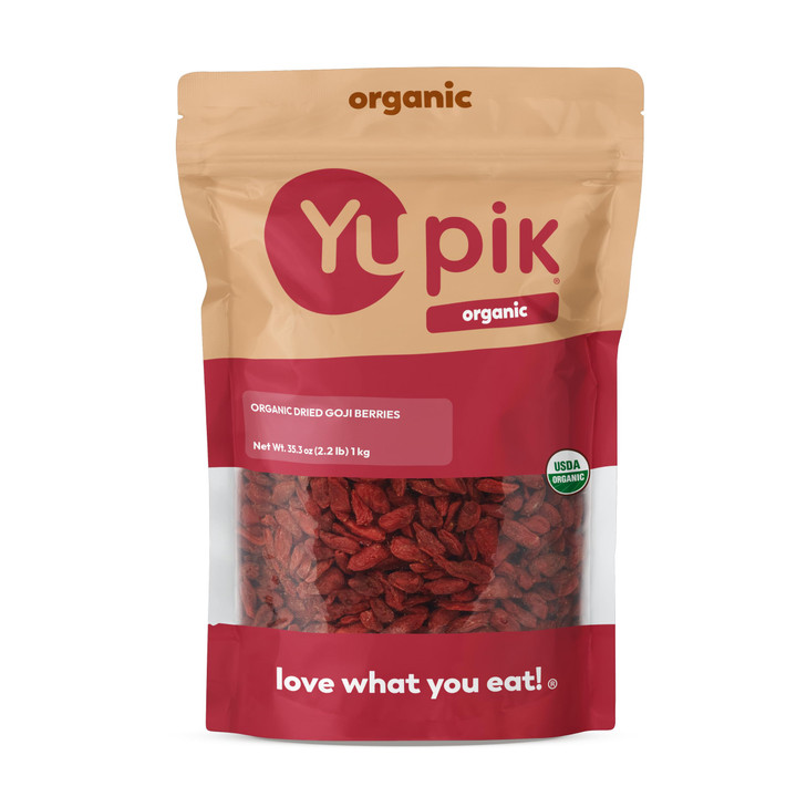Yupik Organic Dried Goji Berries 2.2 Lb 35.2 Oz Gluten Free Non Gmo Vegan Dried Fruits Wolfberries Sulphite Free Superfood High In Vitamin A