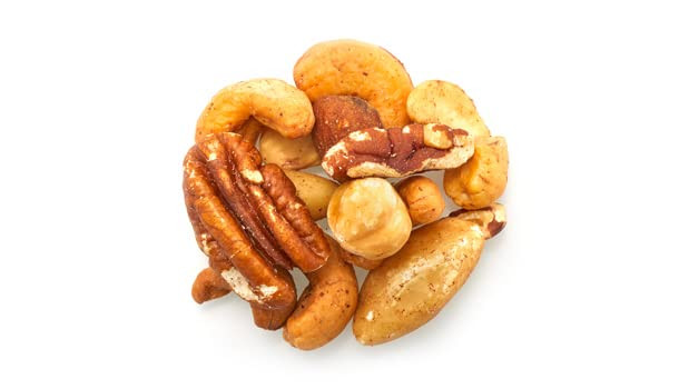 Yupik Deluxe Roasted Unsalted Nut Mix 2.2 Lb 35.2 Oz Vegan Gluten Free Cholesterol Free Salt Free A Blend Of Brazil Nuts Almonds Cashews