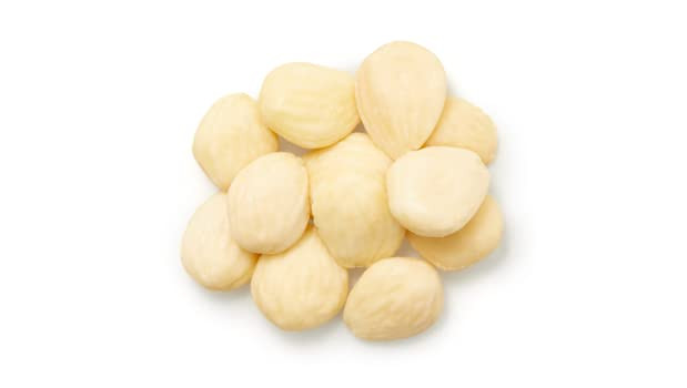 Yupik Blanched Marcona Almonds 2.2 Lb 35.2 Oz Gluten Free Vegan Kosher Oil Free Raw Nuts Unsalted Skinless Oil Free Source Of Fiber Healthy