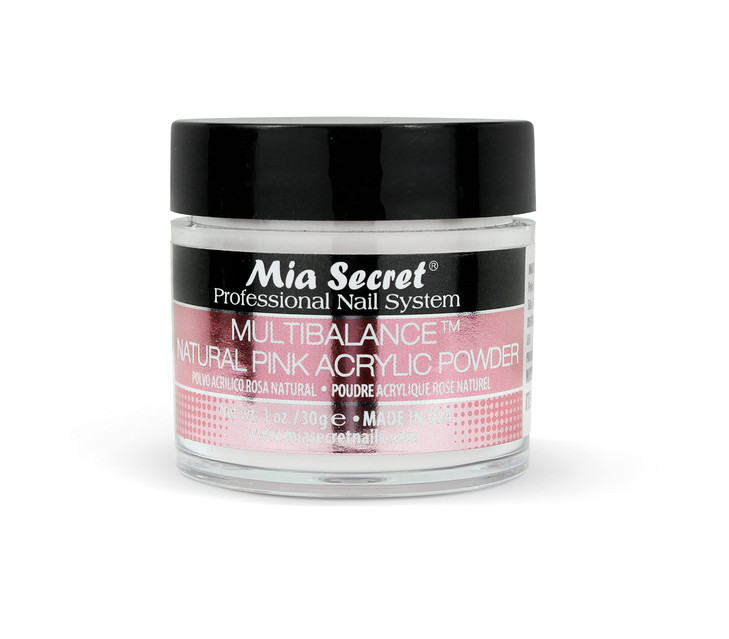 Mia Secret Multibalance Natural Pink Acrylic Nail Powder 1Oz