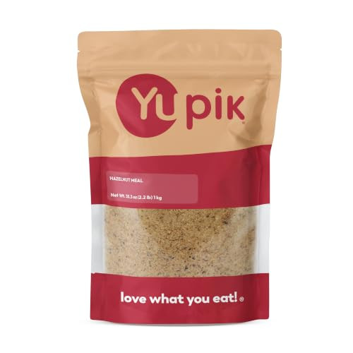 Yupik Hazelnut Meal 2.2 Lb 35.2 Oz Kosher Gluten Free Vegan Filberts Raw Hazelnut Flour Nut Powder Unsalted Unroasted Oil Free Source Of