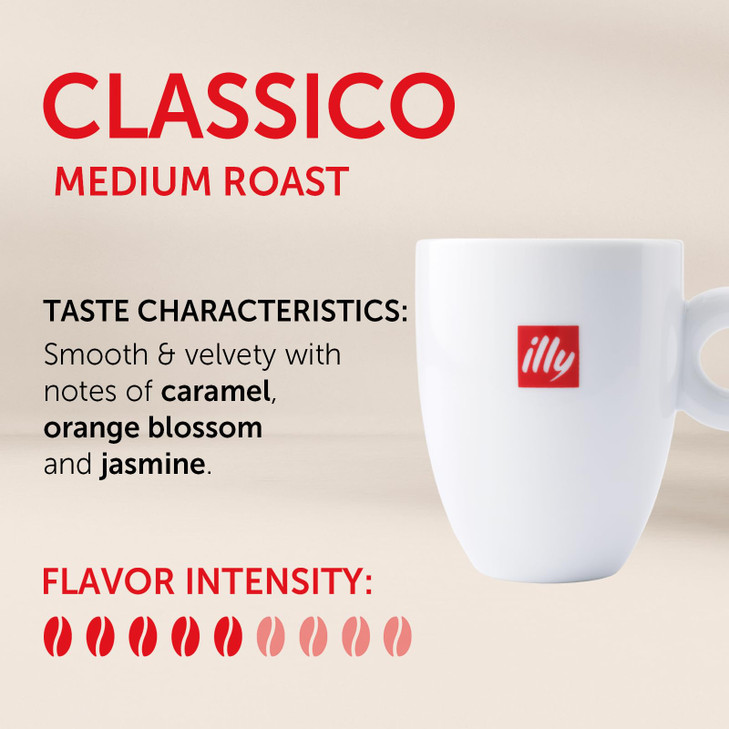Illy Coffee K Cup Pods Classico Medium Roast 32 Count 1 Pack
