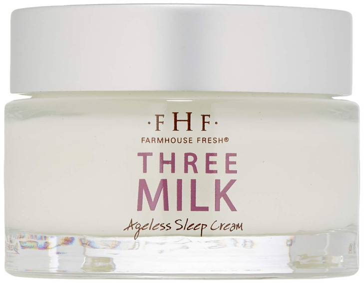 Farmhouse Fresh Face Moisturizer Anti Aging Cream. Hydrating Peptide Overnight Cream Three Milk Ageless Sleep Cream. 1.7 Fl Oz