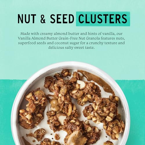 Purely Elizabeth Granola Vanilla Almond Butter Mct Grain Free 8 Ounce
