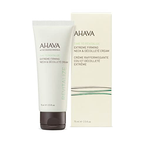 Ahava Time To Revitalize Extreme Firming Neck And Décolleté Cream Promotes Firmness Nourishes And Softens Reduce Signs Of Aging Includes