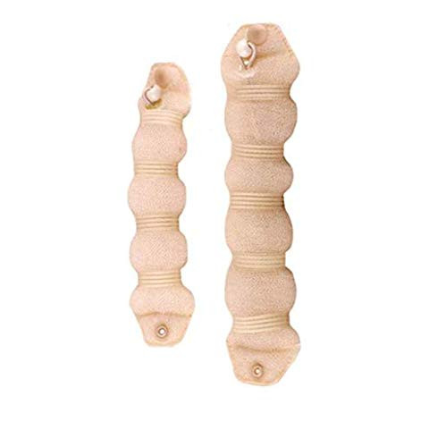 Dnhcll Set Of 2 Beige Magic Hair Styling Styler Hot Hair Donut Bun Ring Styler Maker For Women Lady Girls 1 Large Plus 1 Small