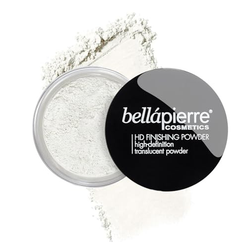 Bellapierre Hd Finishing Powder Translucent Mica Based Mattifying Setting Powder Silky Shine Free Finish Lightweight Baking Powder Non Toxic