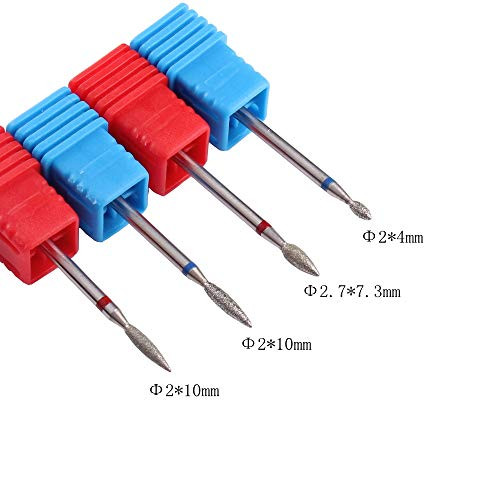 Flame Cuticle Drill Bit For Russian Manicure Pro Diamond Nail Drill Bit