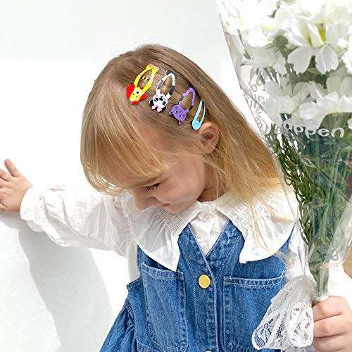 Girls Hair Clips Barrettes Funtopia 80 Pcs Metal Snap Hair Clips For Kids
