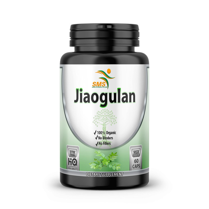 Jiaogulan Pills, 60 Veggie Capsules (Extract 10:1, Vegetarian, Non-GMO & Gluten-Free) Gynostemma AMPK Metabolic Activator Pentaphyllum