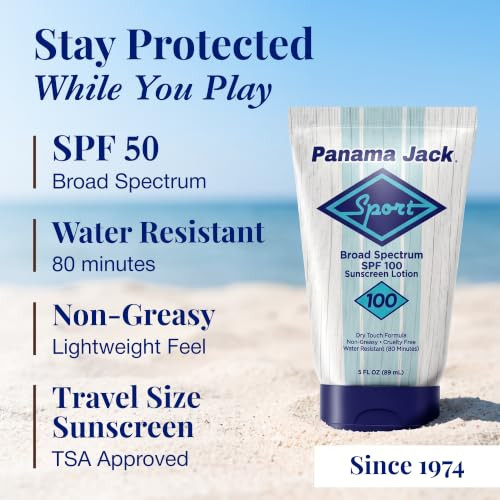 Panama Jack Sport Travel Size Sunscreen Lotion Spf 100 3 Fl Oz Pack Of 1
