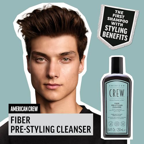 American Crew Men S Fiber Pre Styling Shampoo For Damaged Hair 8.4 Fl Oz