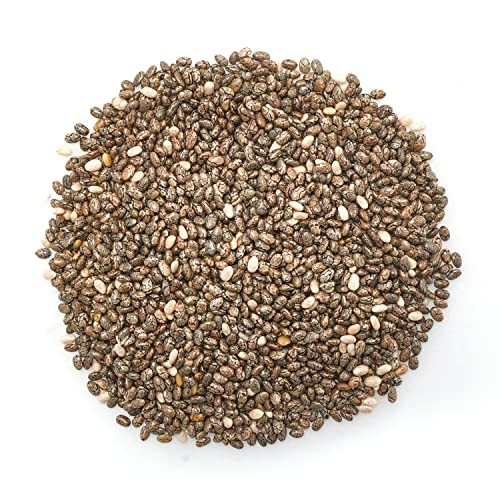Yupik Raw Black Chia Seeds 2.2 Lb 35.2 Oz Gluten Free Kosher Vegan Natural Seeds Plant Based Superfood Rich In Fiber Source Of Omega 3 Ideal