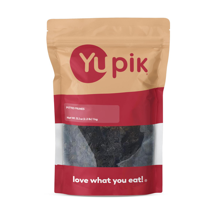 Yupik Pitted Prunes 2.2 Lb 35.2 Oz Gluten Free Kosher Dried Fruits No Pits No Added Sugar Source Of Fiber Healthy Snacks Ideal For Baking