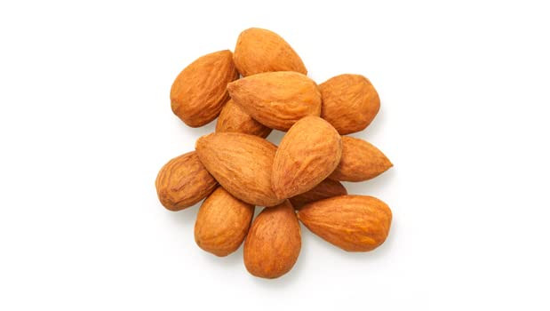 Yupik Dry Roasted Almonds 2.2 Lb 35.2 Oz Gluten Free Vegan Kosher Whole Nuts Lightly Roasted Oil Free Unsalted Crunchy Almonds Healthy