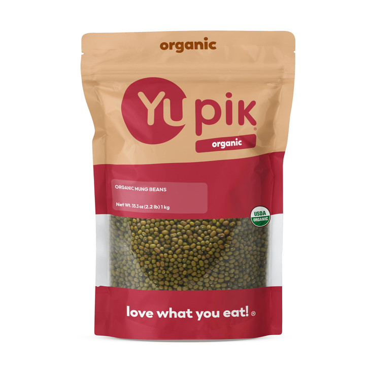 Yupik Organic Mung Beans 2.2 Lb 35.3 Oz Usda Certified Kosher Gluten Free Dried Legumes Excellent Source Of Protein And Fiber Perfect For