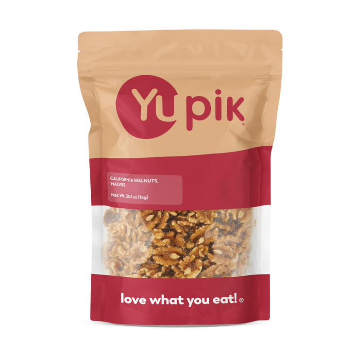 Yupik Raw California Walnuts Halves And Pieces 2.2 Lb 35.2 Oz Kosher Gluten Free Vegan Unsalted Unroasted Source Of Omegas Healthy Snacks