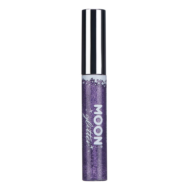 Moon Glitter Holographic Glitter Eye Liner 0.35Fl Oz For Mesmerising Glittery Eye Styles Purple