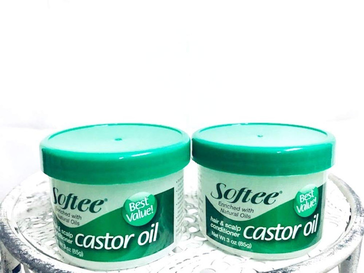 Softee Softee Castor Oil Hair And Scalp Conditioner 3 Ounce White 3 Ounce