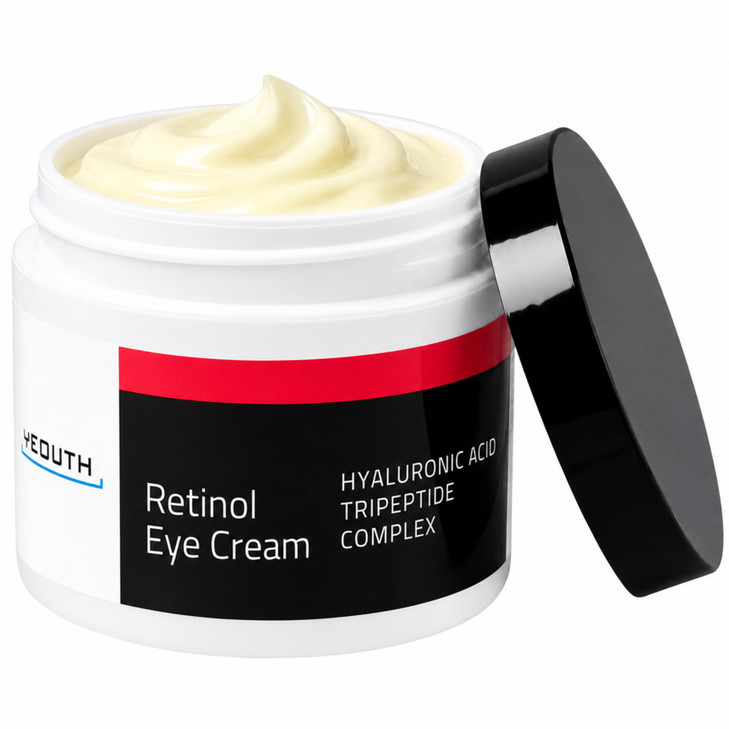 Yeouth Retinol Eye Cream With Hyaluronic Acid For Eye Bags 2Oz