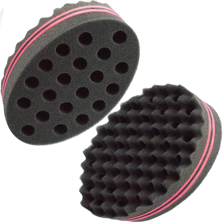 Hair Magic Twist Sponge Two Sided Dread Afro Coil Barber Tool For Curling And Waving Men S And Women S Long Short Hair 1 Pc
