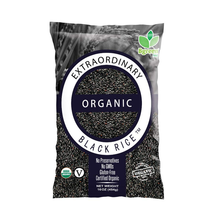 Big Green Organic Food Extraordinary Black Rice Gluten Free Non Gmo Vegan Kosher